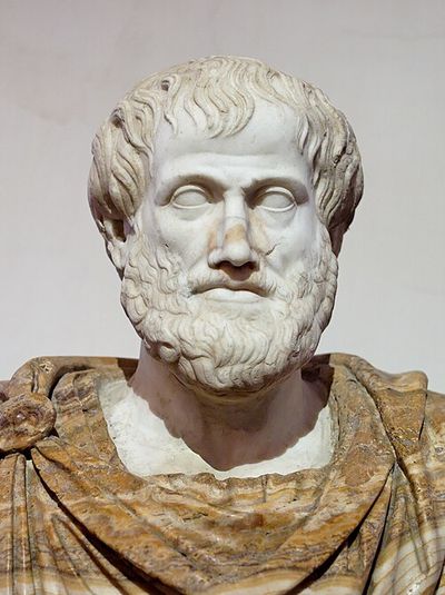 Marble bust of Aristotle
