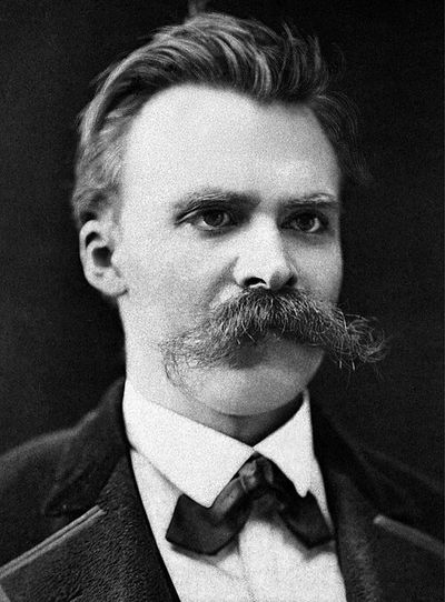 Portrait photograph of Friedrich Nietzsche