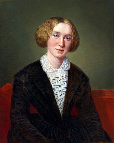 Portrait of George Eliot by François D'Albert Durade