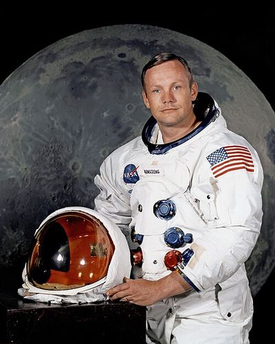 NASA portrait photograph of Neil Armstrong