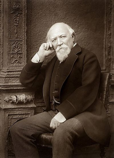 Photograph of Robert Browning, about 1888